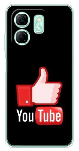 Чехол с картинкой "Лайк YouTube" для Infinix Smart 9