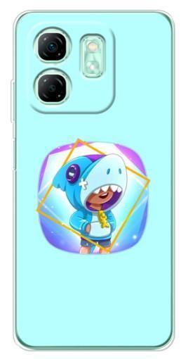 Чехол с принтом "Леон Акула" для Infinix Smart 9