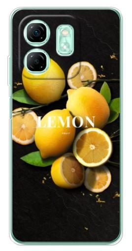 Чехол с принтом "Лимон на черном" для Infinix Smart 9
