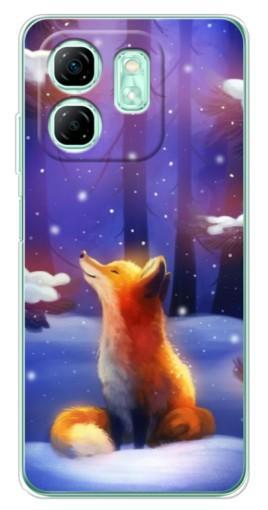 Чехол с картинкой "Лисичка в лесу" для Infinix Smart 9