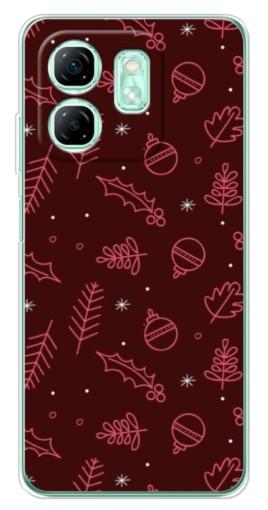 Чехол с картинкой "Листочки и шары" для Infinix Smart 9