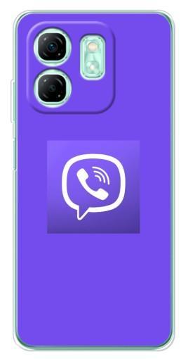 Чехол с печатью "Лого Viber" для Infinix Smart 9