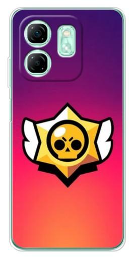 Силиконовый чехол с изображением "Логотип Brawl Stars" для Infinix Smart 9