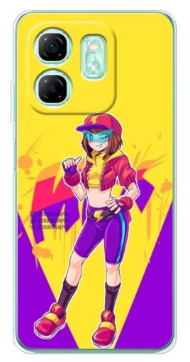Чехол с картинкой "Макс Бравл Старс" для Infinix Smart 9