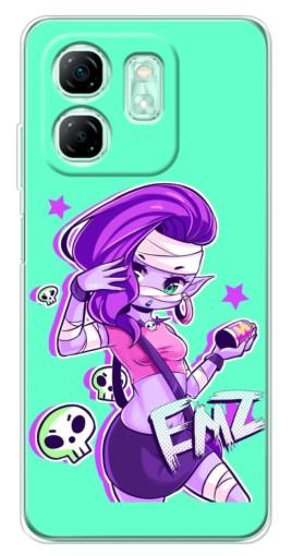 Силиконовый чехол с изображением "Милая Emz" для Infinix Smart 9
