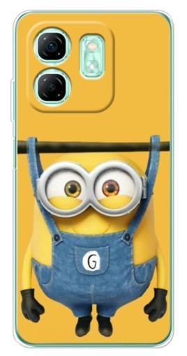 Чехол с принтом "Миньон повис" для Infinix Smart 9