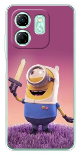 Чехол с печатью "Миньон с мечом" для Infinix Smart 9