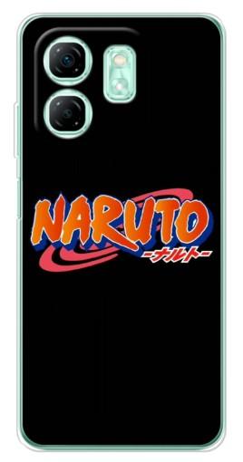 Силиконовый чехол с изображением "Надпись Naruto" для Infinix Smart 9