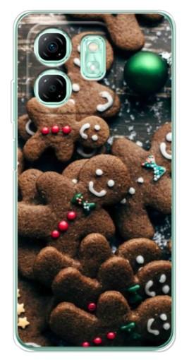 Чехол с печатью "Новогодние человечки" для Infinix Smart 9