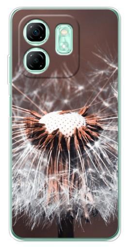 Чехол с картинкой "Одуванчик вблизи" для Infinix Smart 9