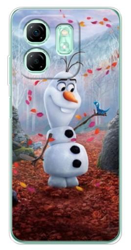 Чехол с принтом "Олаф" для Infinix Smart 9