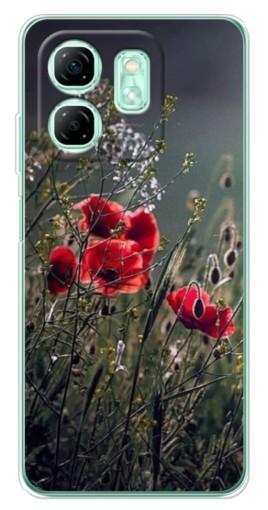Силиконовый чехол с изображением "Поле цветов" для Infinix Smart 9