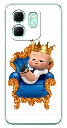 Чехол с печатью "Ребенок Король" для Infinix Smart 9