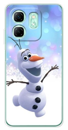 Чехол с принтом "Снеговик Олаф" для Infinix Smart 9