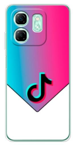Силиконовый чехол с изображением "Tiktok Logo" для Infinix Smart 9