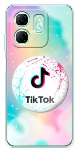 Силиконовый чехол с изображением "TikTok принт" для Infinix Smart 9