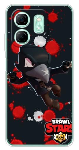 Силиконовый чехол с изображением "Ворон Бравл Старс" для Infinix Smart 9