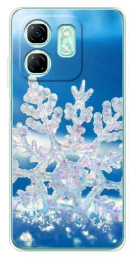Чехол с принтом "Яркая снежинка" для Infinix Smart 9