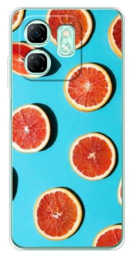 Чехол с картинкой "Яркие грейпфруты" для Infinix Smart 9