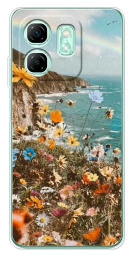 Чехол с принтом "Яркие полевые цветы" для Infinix Smart 9