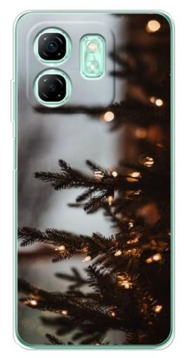 Силиконовый чехол с изображением "Елка с гирляндой" для Infinix Smart 9