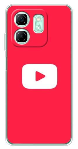 Чехол с картинкой "YouTube Кнопка" для Infinix Smart 9