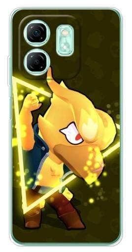 Силиконовый чехол с изображением "Золотой Ворон" для Infinix Smart 9