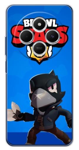 Силиконовый чехол с изображением "Боевой Crow" для Tecno Spark 30