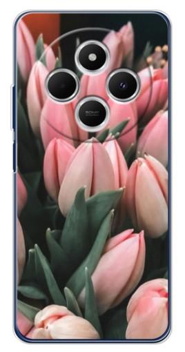 Силиконовый чехол с изображением "Букет тюльпанов" для Tecno Spark 30