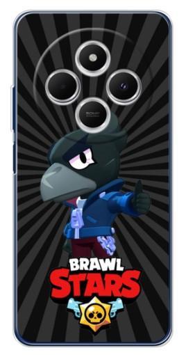 Силиконовый чехол с изображением "Crow Brawl Stars" для Tecno Spark 30