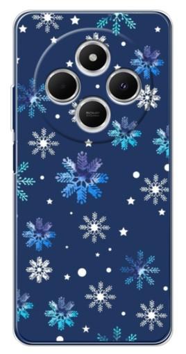 Чехол с принтом "Фон с снежинками" для Tecno Spark 30 Чехол с принтом "Фон с снежинками" для Tecno Spark 30