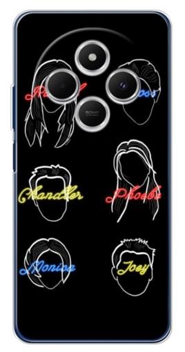 Чехол с картинкой "Имена Друзей" для Tecno Spark 30 Чехол с картинкой "Имена Друзей" для Tecno Spark 30