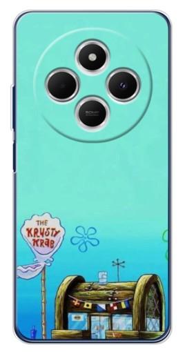 Силиконовый чехол с изображением "Krusty Krab" для Tecno Spark 30 Силиконовый чехол с изображением "Krusty Krab" для Tecno Spark 30