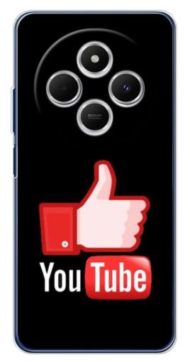 Чехол с печатью "Лайк YouTube" для Tecno Spark 30 Чехол с печатью "Лайк YouTube" для Tecno Spark 30