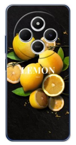Чехол с печатью "Лимон на черном" для Tecno Spark 30 Чехол с печатью "Лимон на черном" для Tecno Spark 30