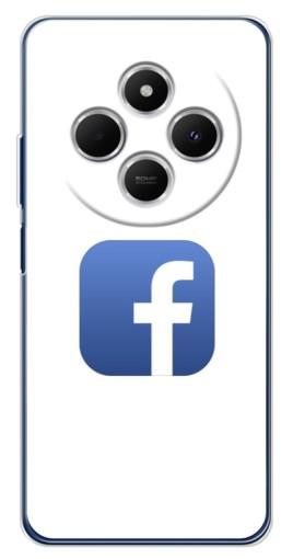 Чехол с принтом "Лого Фейсбук" для Tecno Spark 30 Чехол с принтом "Лого Фейсбук" для Tecno Spark 30