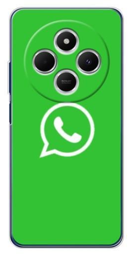 Чехол с картинкой "Лого Вацап" для Tecno Spark 30