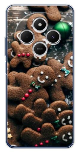 Чехол с принтом "Новогодние человечки" для Tecno Spark 30 Чехол с принтом "Новогодние человечки" для Tecno Spark 30