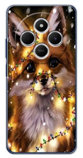 Чехол с печатью "Новогодний лесенок" для Tecno Spark 30