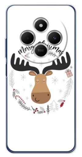 Чехол с картинкой "Новогодний олень" для Tecno Spark 30 Чехол с картинкой "Новогодний олень" для Tecno Spark 30