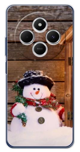 Чехол с принтом "Рождественский снеговик" для Tecno Spark 30