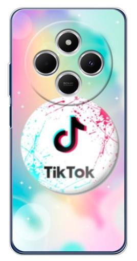 Силиконовый чехол с изображением "TikTok принт" для Tecno Spark 30 Силиконовый чехол с изображением "TikTok принт" для Tecno Spark 30