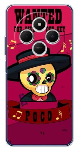 Чехол с картинкой "WANTED POCO" для Tecno Spark 30 Чехол с картинкой "WANTED POCO" для Tecno Spark 30