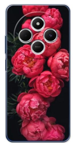 Чехол с печатью "Яркие пионы" для Tecno Spark 30 Чехол с печатью "Яркие пионы" для Tecno Spark 30