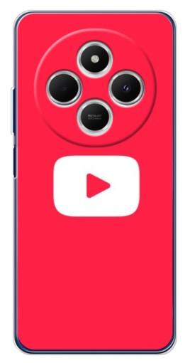 Силиконовый чехол с изображением "YouTube Кнопка" для Tecno Spark 30 Силиконовый чехол с изображением "YouTube Кнопка" для Tecno Spark 30