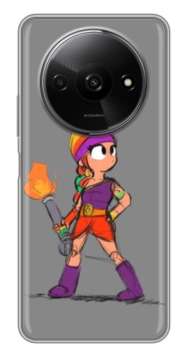 Чехол с печатью "Amber с факелом" для Xiaomi Redmi A3x