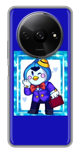 Силиконовый чехол с изображением "Зимний Мистер Пи" для Xiaomi Redmi A3x
