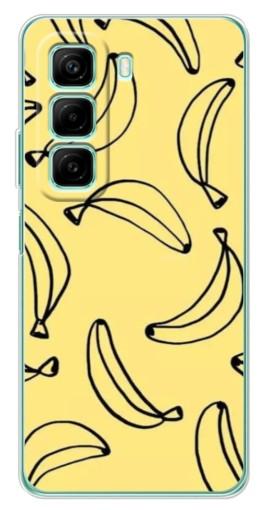 Чехол с печатью "Бананчики" для Infinix Hot 50i Чехол с печатью "Бананчики" для Infinix Hot 50i