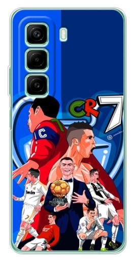Силиконовый чехол с изображением "CR7" для Infinix Hot 50i Силиконовый чехол с изображением "CR7" для Infinix Hot 50i