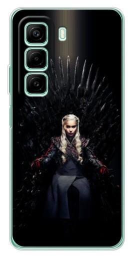 Чехол с картинкой "Дейнерис на троне" для Infinix Hot 50i Чехол с картинкой "Дейнерис на троне" для Infinix Hot 50i